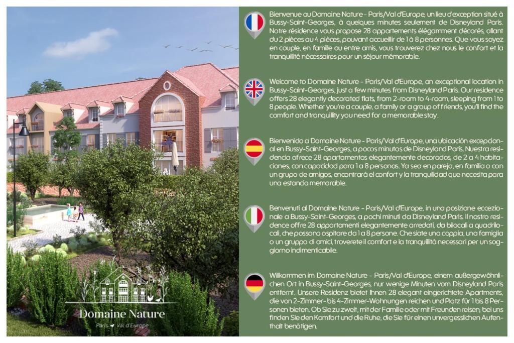 Domaine Nature - Paris/Val D'Europe Bussy-Saint-Georges Exterior photo